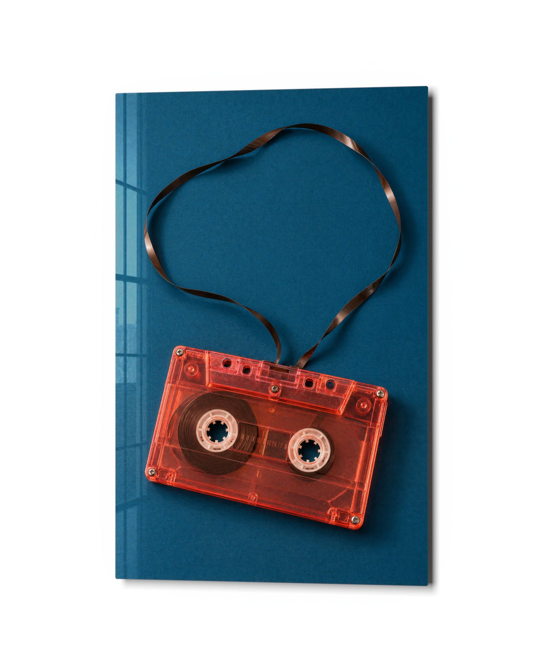 Mixtape Confession glass wall art, studio view