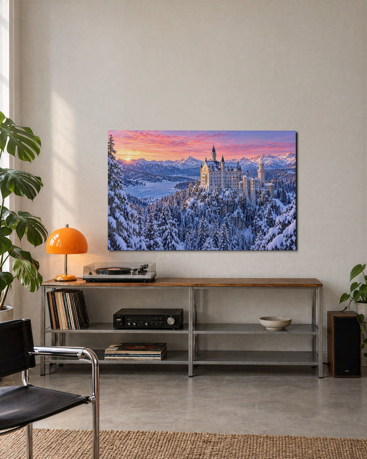 Fairy Tale, Frosted glass wall art, lifestyle view
