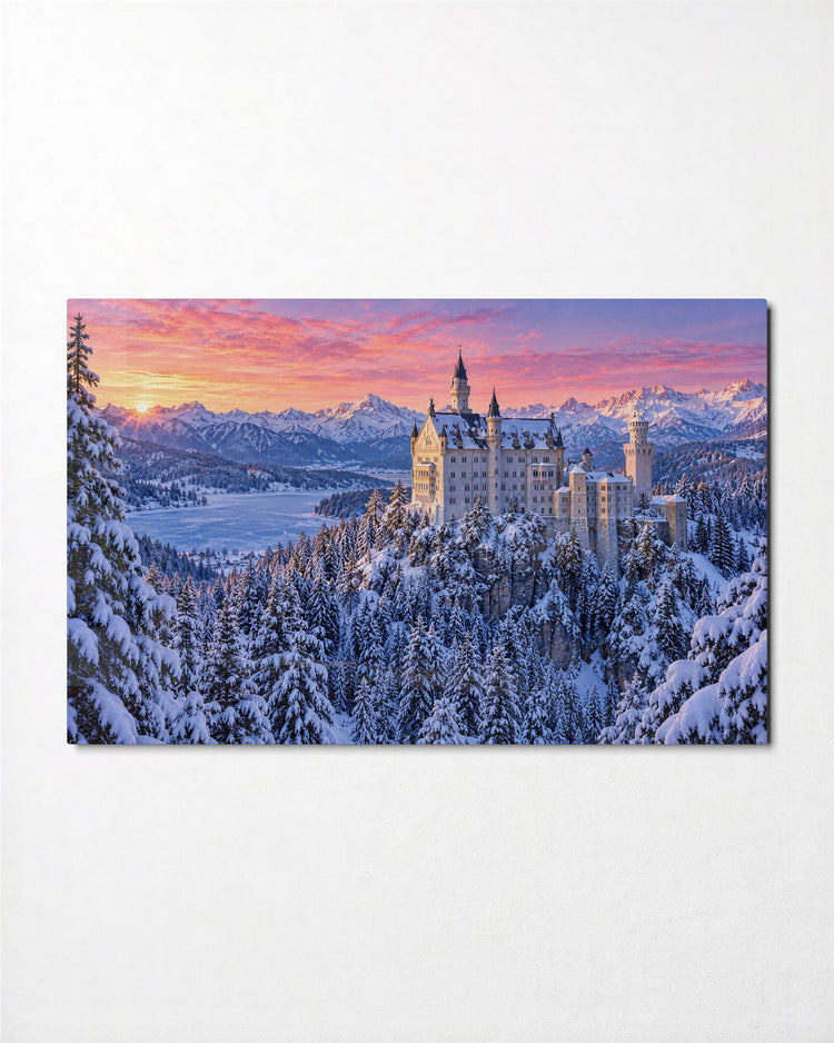 Fairy Tale, Frosted glass wall art, front view