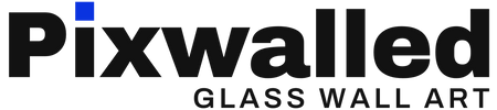 Pixwalled glass wall art