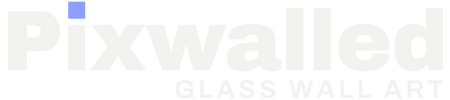 Pixwalled glass wall art